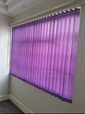 Purple Vertical Office Window Blinds