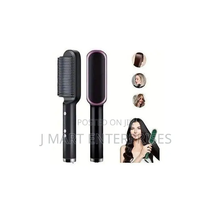 Electric Hair Straightener, Comb, Brush