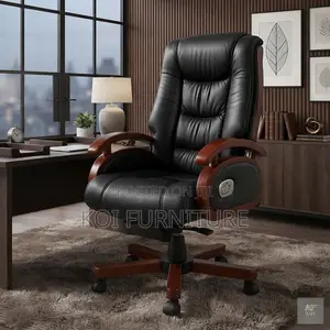 Office Chairs; Executive High Bcak Heavy Leather Boss Seat