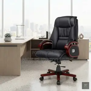Office Chairs; Executive High Bcak Heavy Leather Boss Seat