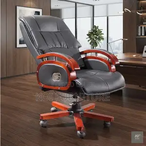 Office Chairs; Executive High Bcak Heavy Leather Boss Seat