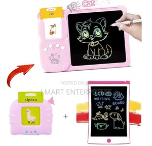Talking Flash Cards With LCD Writing Tablet for Kids