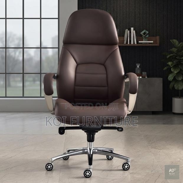 Office Chairs; High Back Swivel Office Executive Senior Chairs - thumbnail 5