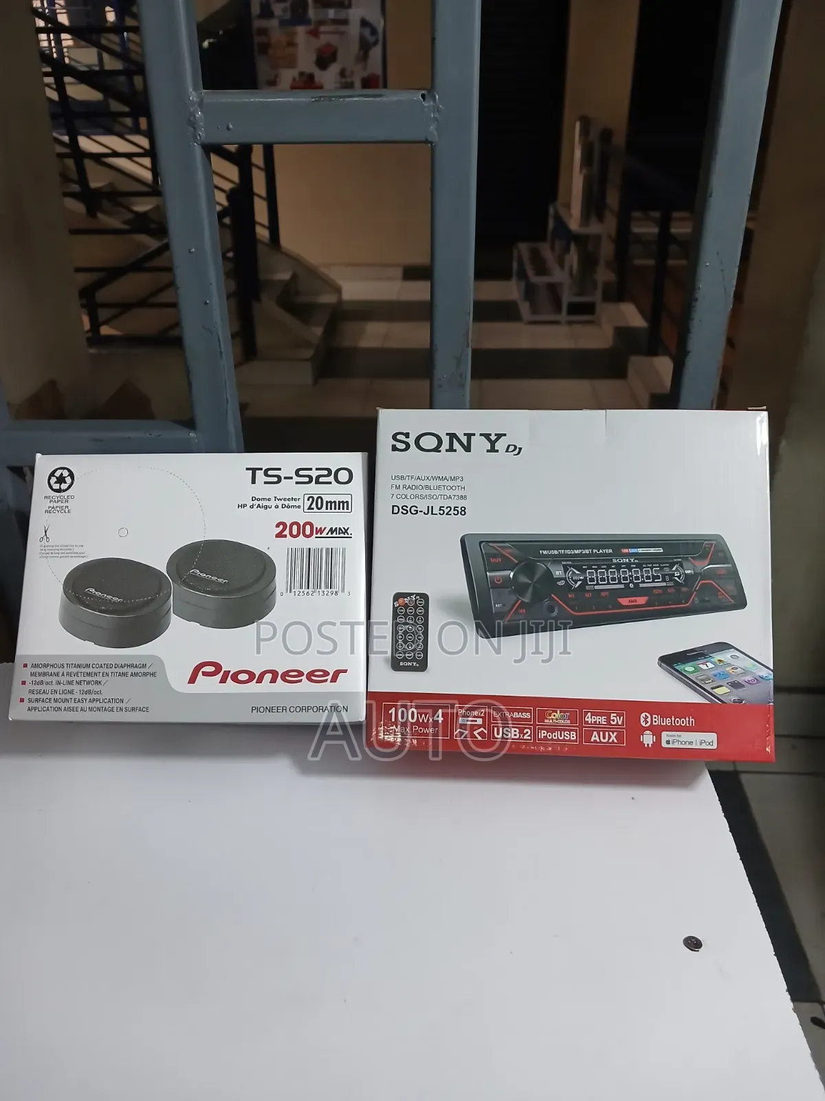 Pioneer Tweeters and Car Mp3 Player Audio Upgrade Kit
