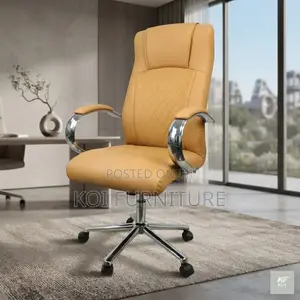Office Chairs; Executive CEO Office High Back Leather Chairs