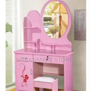 Modern Dressing Table With Mirror and Spacious Drawers