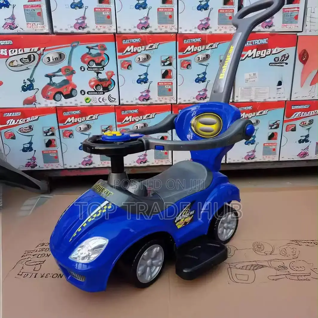 MegaCar 3 in 1 - Stroller/Walker Car/Riding on Push Car for Kids
