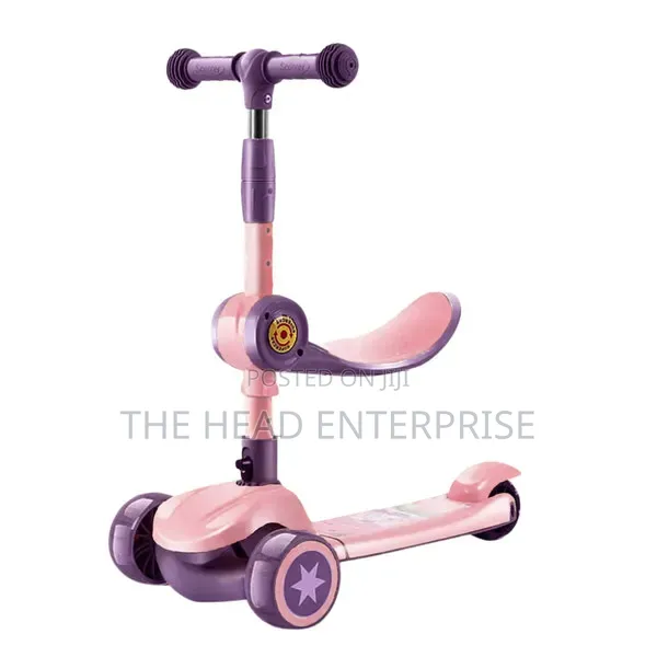 Kids Scooter With a Foldable Seat