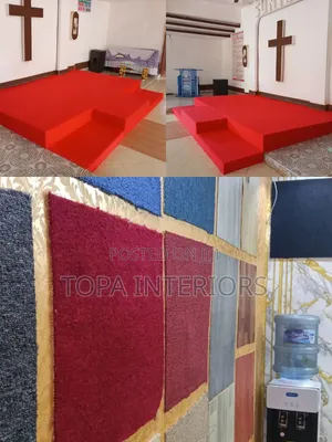 Red Carpets for Church Altar Flooring Installation From 100 Per SQM