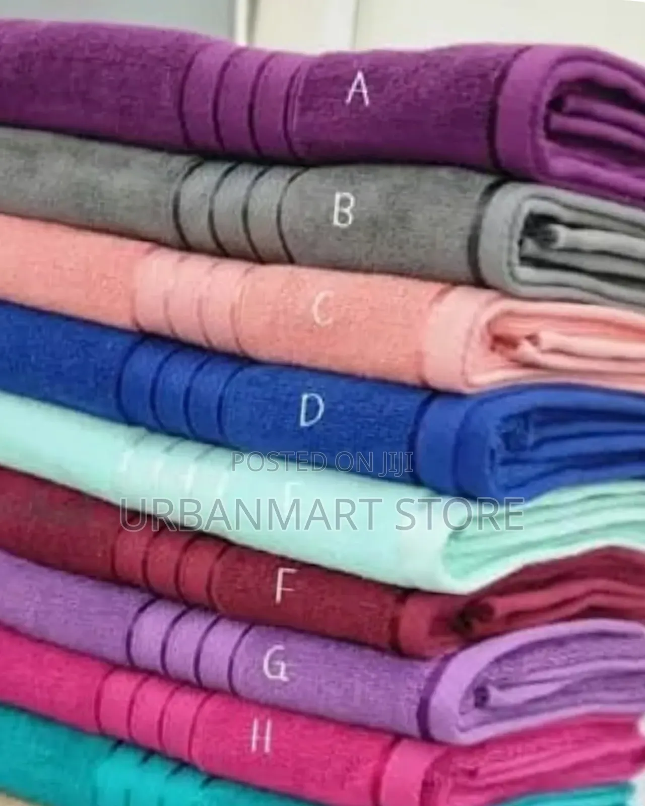 King Size Heavy Quality Coloured Towels 90×165cm