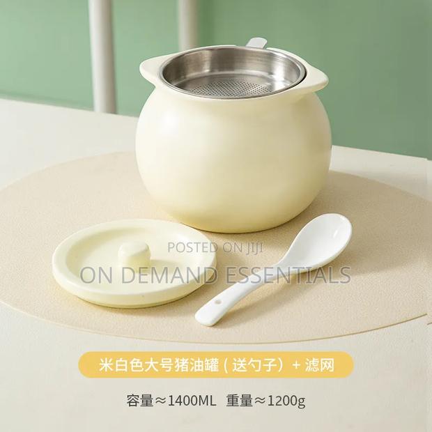 Ceramic Oil Filter Jar - thumbnail 2