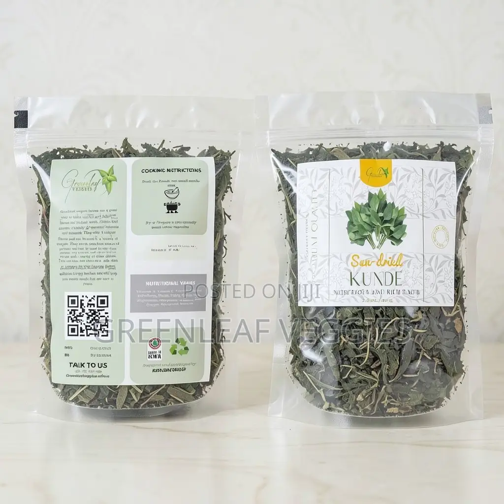 Greenleaf Veggies: Dried Kunde (Cowpea Leaves) – Ready-to-Cook
