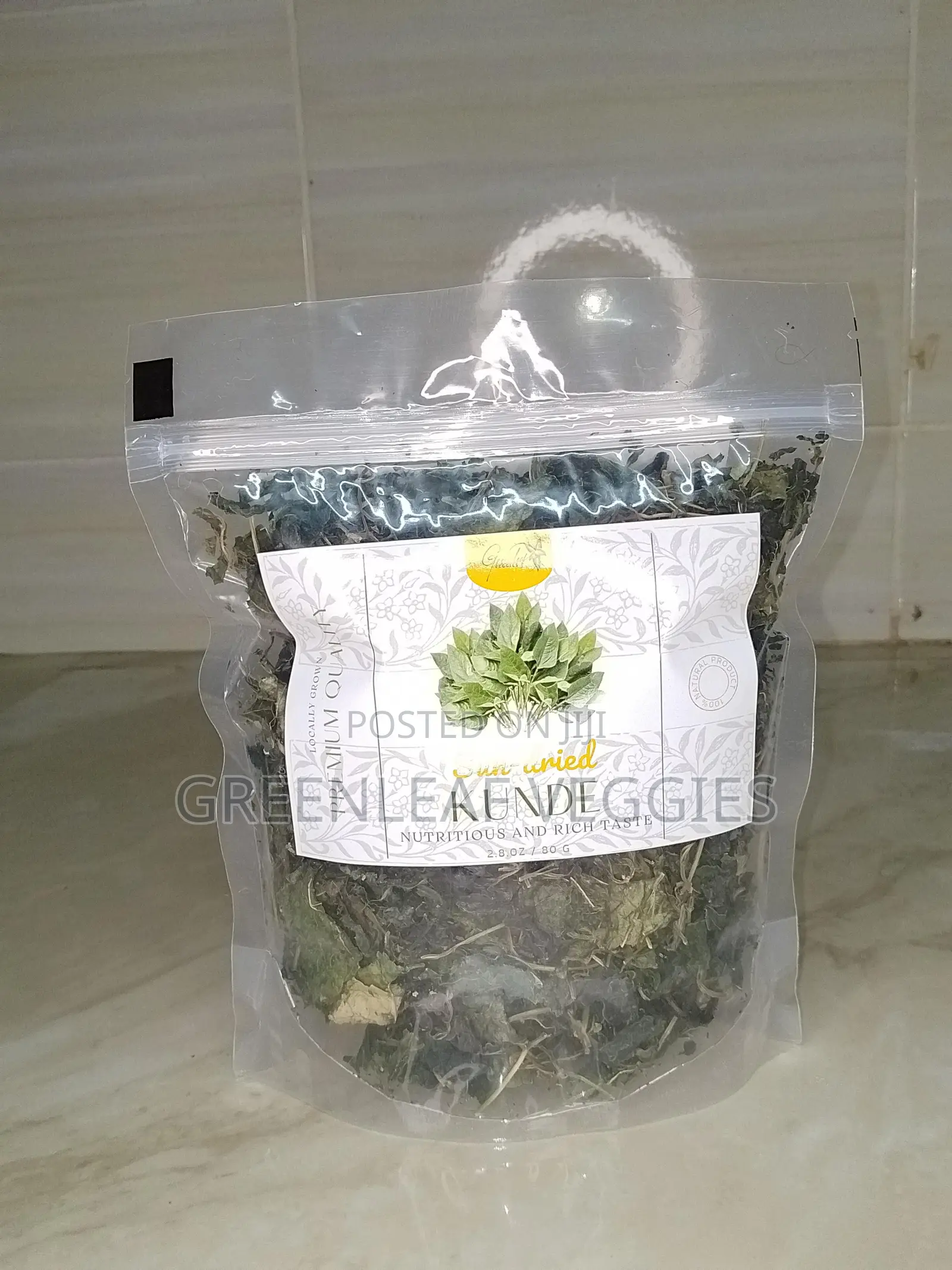 Greenleaf Veggies: Dried Kunde (Cowpea Leaves) – Ready-to-Cook