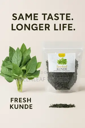 Greenleaf Veggies: Dried Kunde (Cowpea Leaves) – Ready-to-Cook