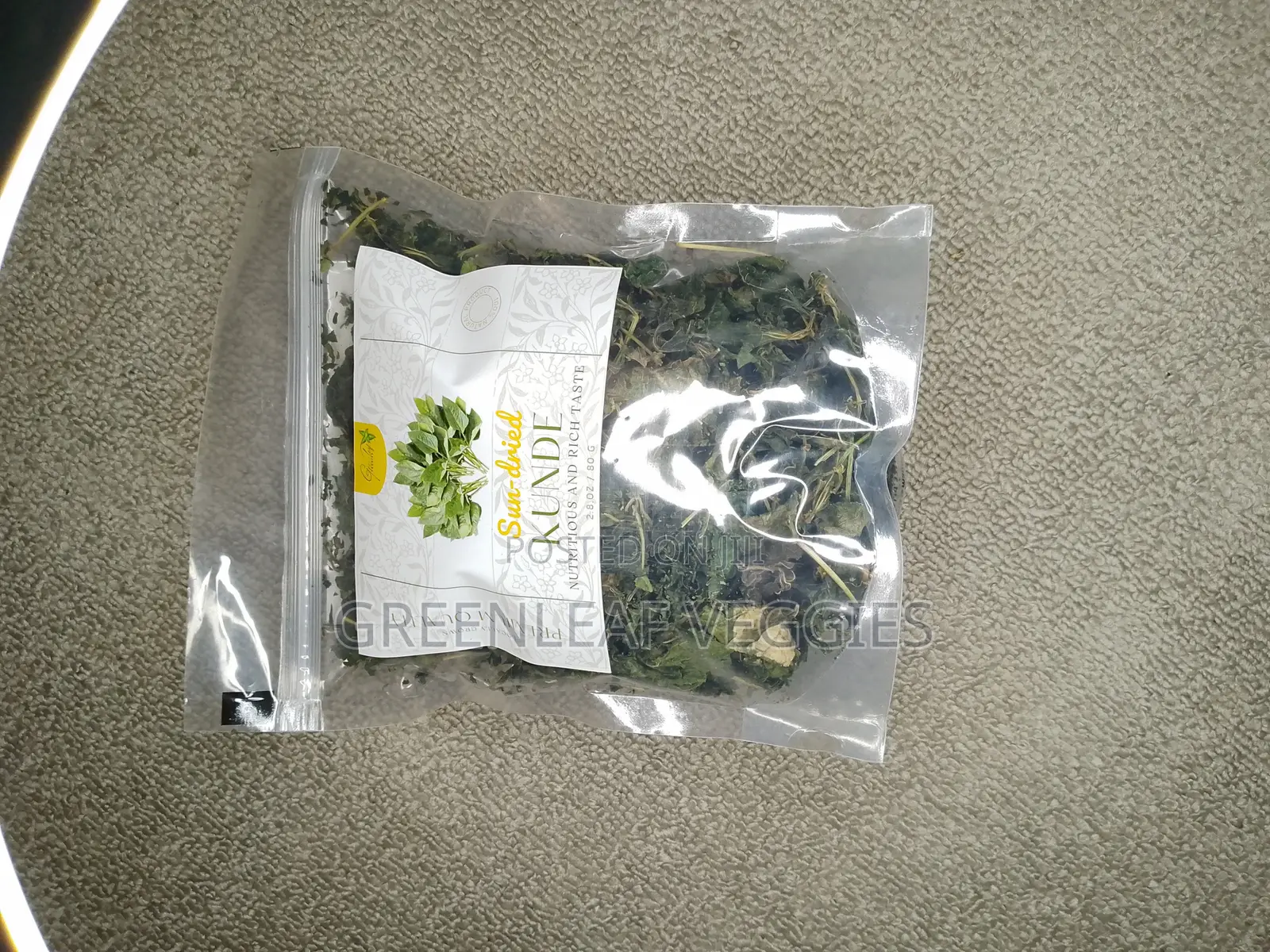 Greenleaf Veggies: Dried Kunde (Cowpea Leaves) – Ready-to-Cook