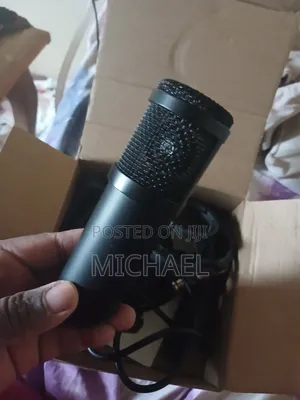 Professional Microphone XLR 3.5mm With Stand and Shock Mount
