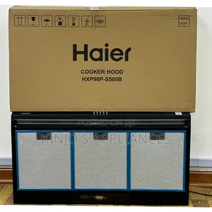 Haier 90cm Professional Kitchen Chimney Hood HXP90P-S500B–