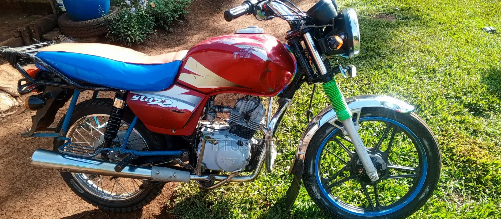 TVS XL 100 2016 Red