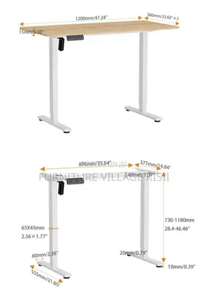 Office Furniture: Electric Adjustable Stading Desk