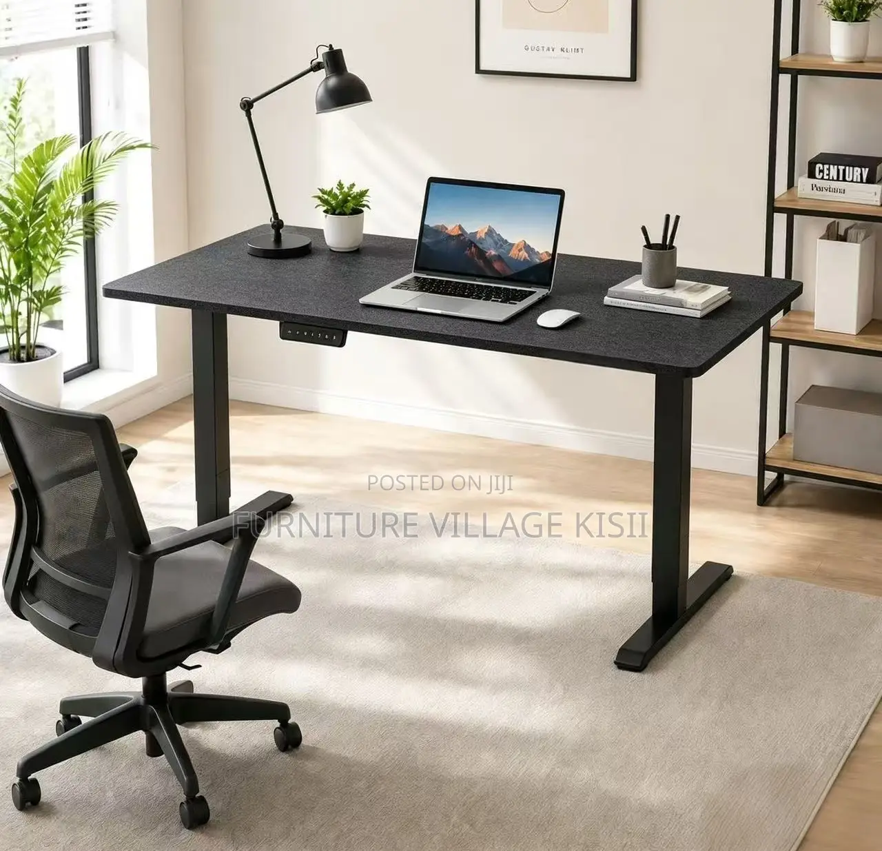 Office Furniture: Electric Adjustable Stading Desk