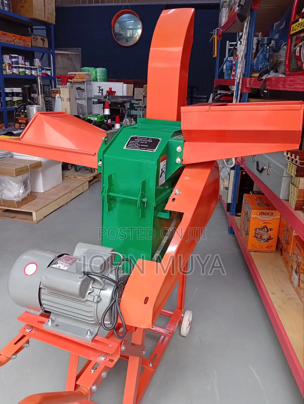 McLaren Multi-Use Agriculture Power Chaff Cutter and Grinder
