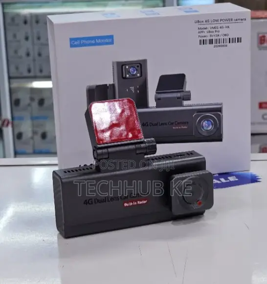 Ubox 4g Dash Camera Dual Lens Vehicle Security Camera