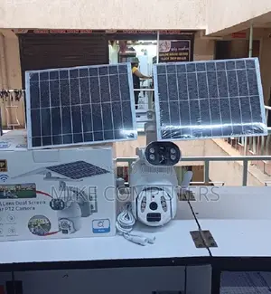 Dual Panel 4g Solar PTZ Camera 6mp Wireless Outdoor CCTV