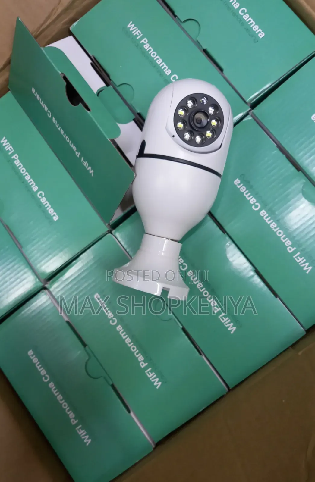 WiFi PTZ 360° Rotating CCTV Camera Bulb