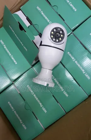 WiFi PTZ 360° Rotating CCTV Camera Bulb