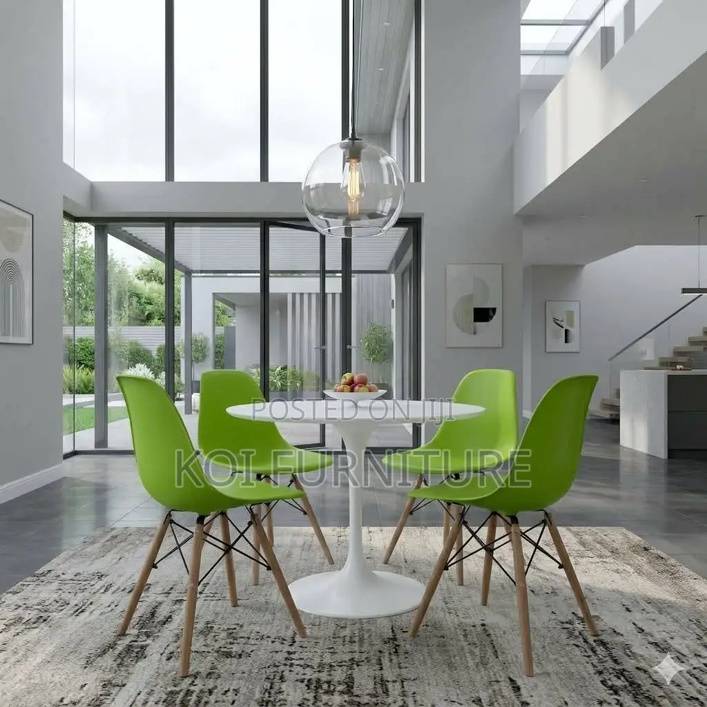 Dining Set; Four Seaters Eames Home Outdoor Dining Set