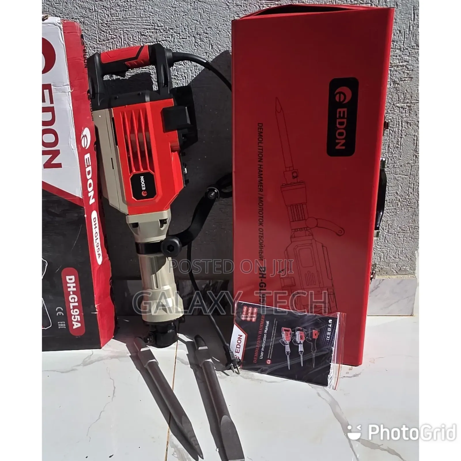 Edon 2000w Demolition Hammer +2 Free Chisels