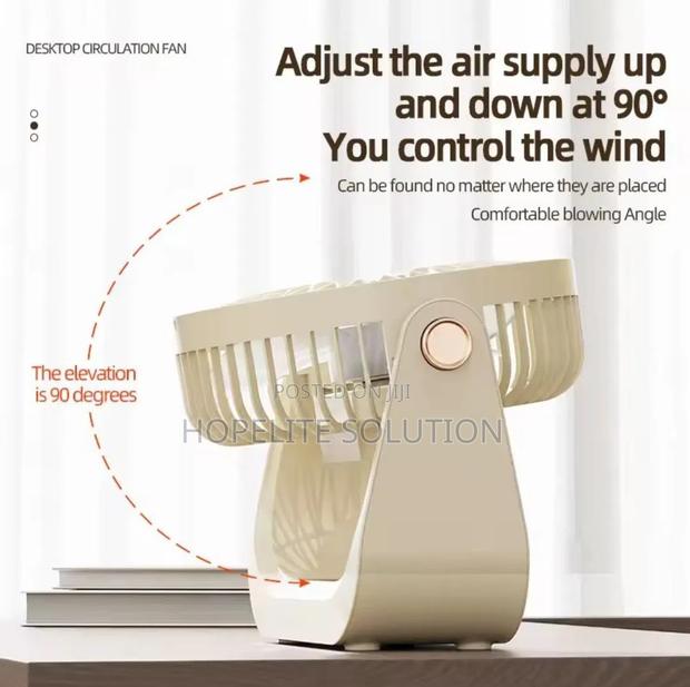 Led Digital Mini Portable Fan - thumbnail 2