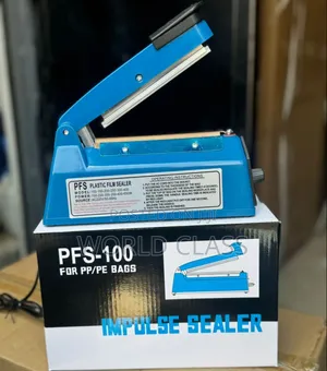 100mm Electric Impulse Bag Sealer - PFS-100 Plastic Film Heat