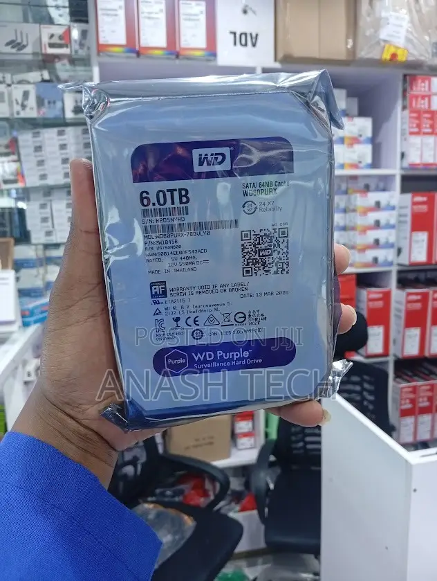 Western Digital 6TB HDD Internal Storage