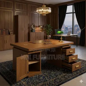 Office Desk; 1400mm Golden Executive Home Office Desk