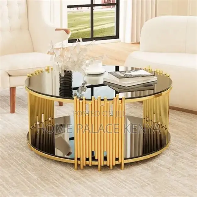 Coffee Table; Premium Glass Top Center Table for Living Room