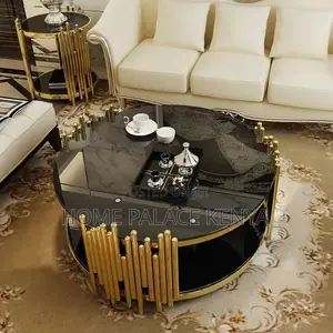 Coffee Table; Premium Glass Top Center Table for Living Room