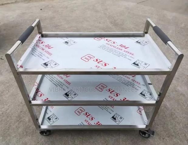 Stainless Steel Utility Trolley - main view
