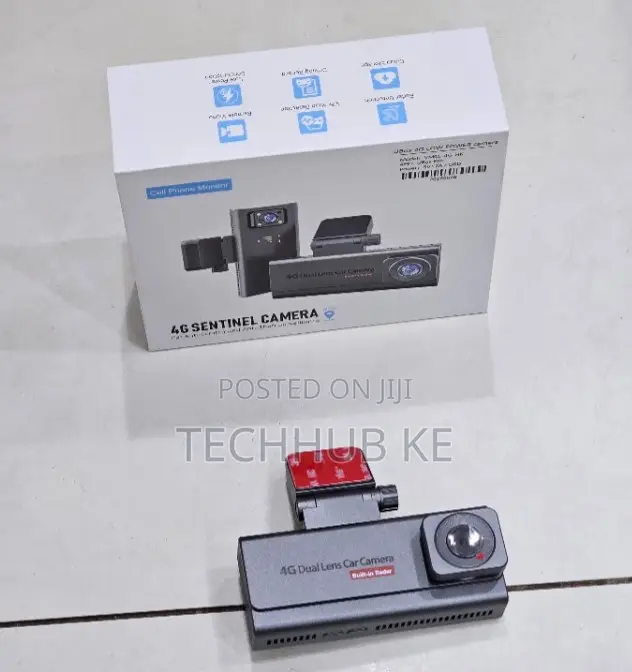 4G Dual Lens Dash Cam With Live GPS Tracking Mobile App