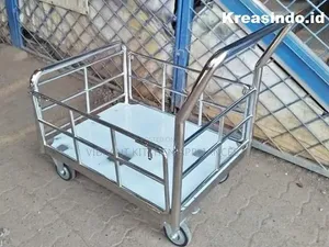 Heavy Duty Stainless Steel Utility Trolley