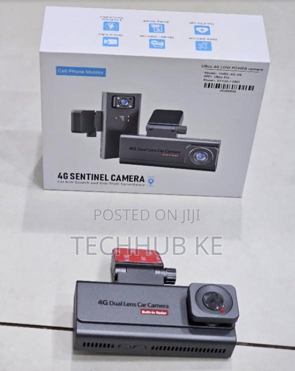 Dual Lens Front and Rear Dash Camera Car Black Box Camera Dashcam 4g - main view