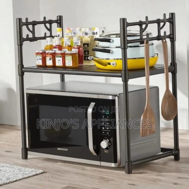 Microwave Shelf Condiment Organizer Microwave Stand - thumbnail 2
