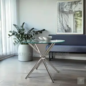 Home Table; Round Glass Top Home Outdoor Tables