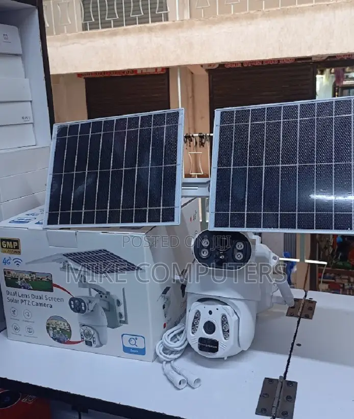 UBOX 4G Solar CCTV Camera 4MP – Dual Lens Full-Color
