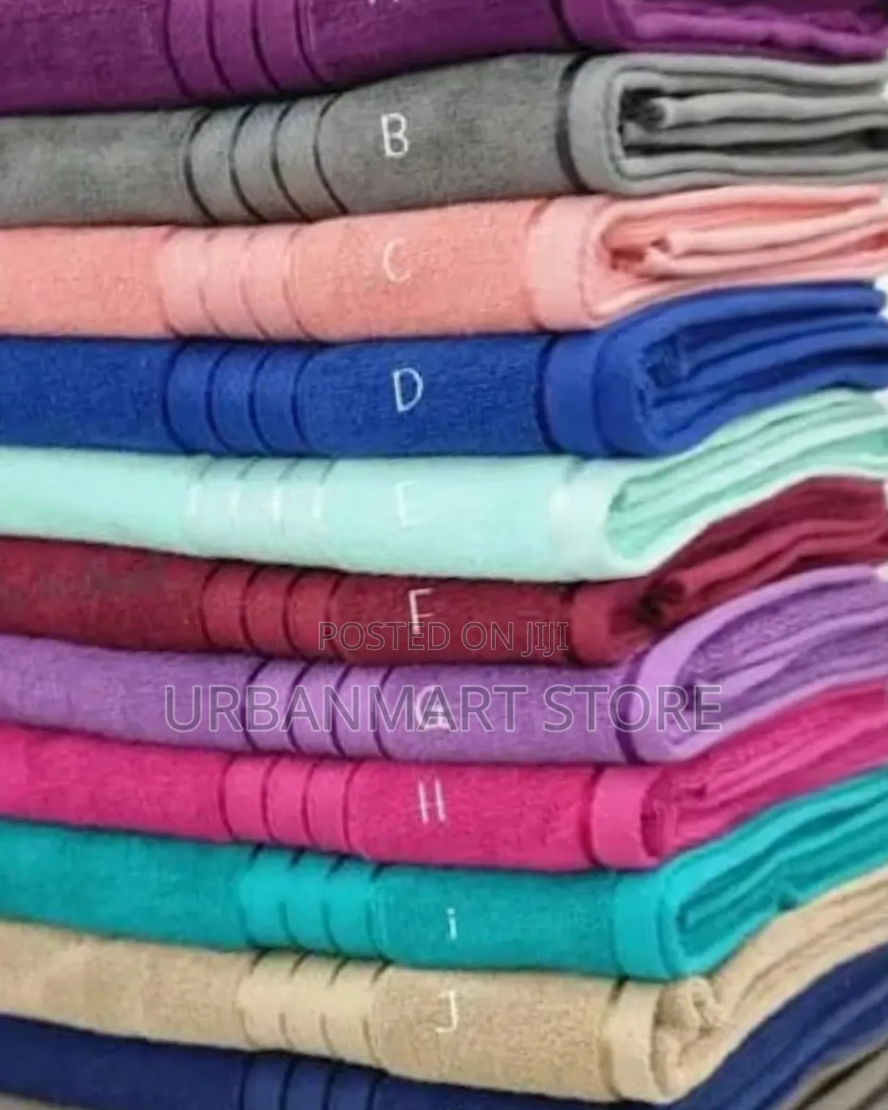 Large 90×165cm Coloured Towels – Heavy Quality