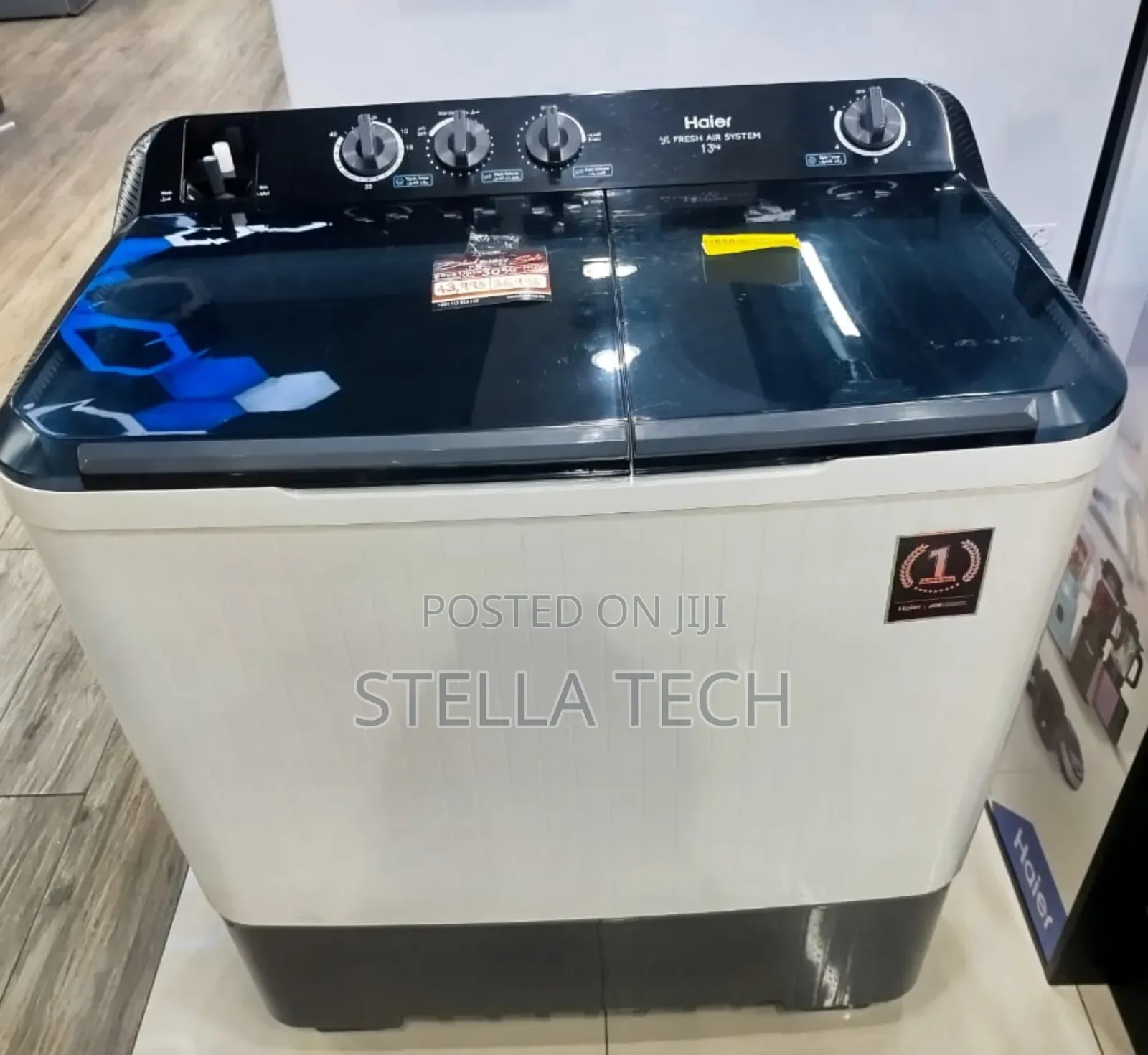 Haier 10.5kgs Twin Tub Semi Automatic Washing Machine