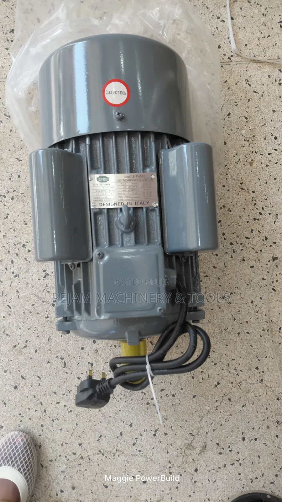 STCL Italy 5hp 1450rpm Single Phase Low Speed Motor