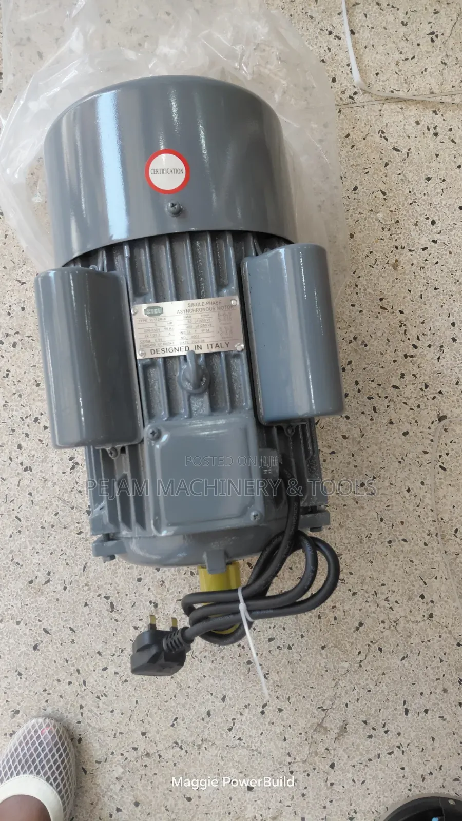STCL Italy 5hp 1450rpm Single Phase Low Speed Motor