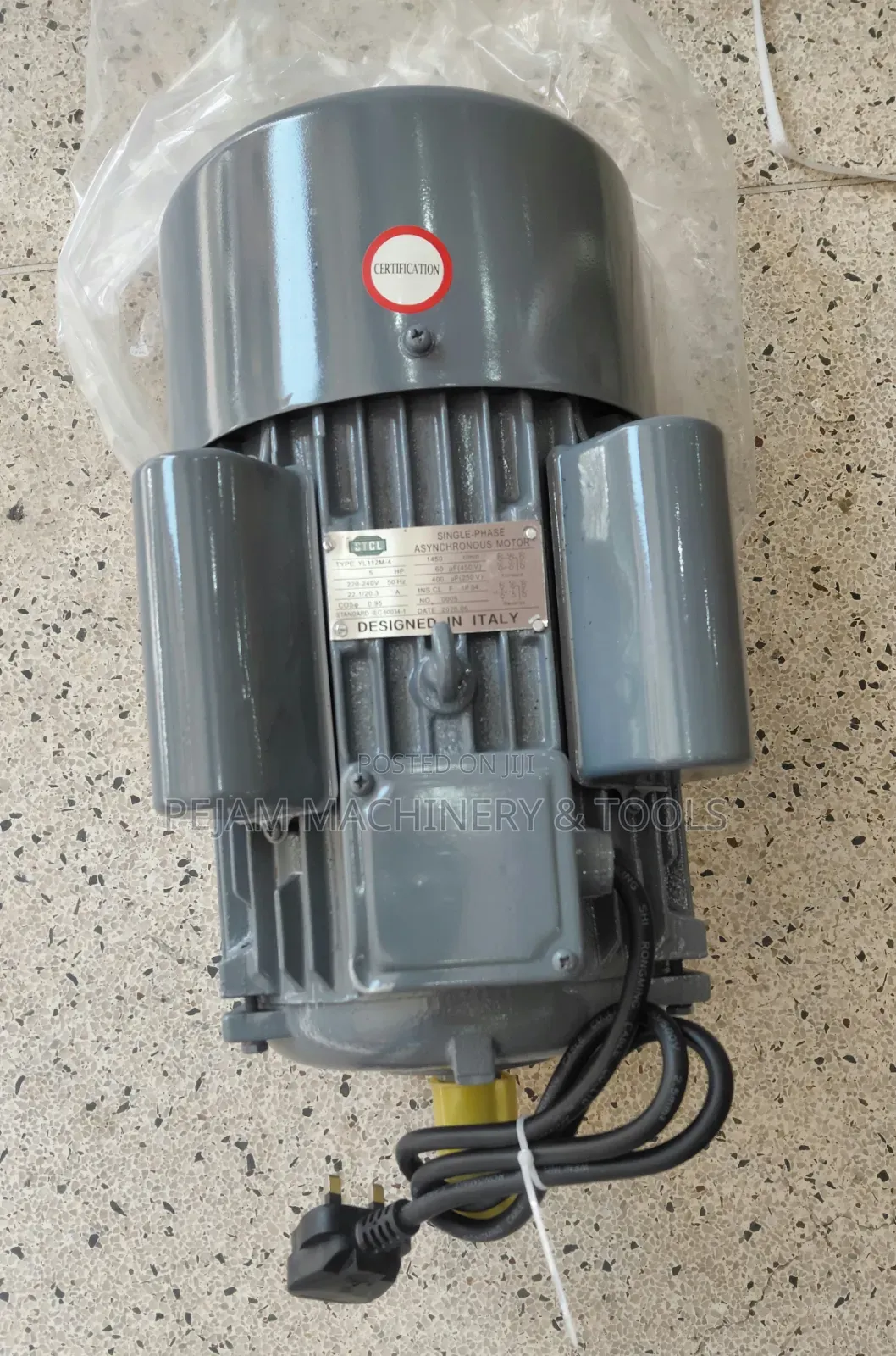 STCL Italy 5hp 1450rpm Single Phase Low Speed Motor
