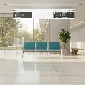 Office Benches; Three Seaters Leather Office Front Benches